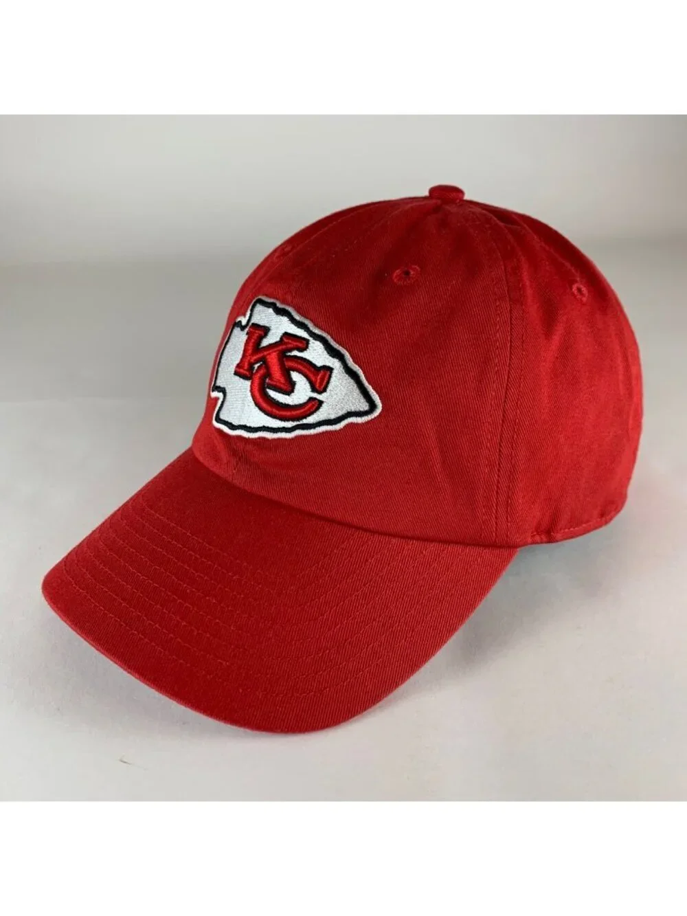 Kansas City Chiefs Red NFL Team Apparel Relaxed Fit Strapback Adjustable Hat